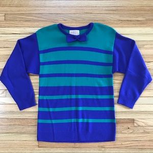 Pendleton Petite Wool Sweater with Bow